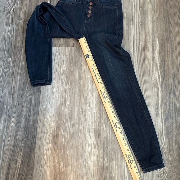 Judy Blue Skinny Fit Blue Jeans Button Fly Style #JB82331DK Women’s‎ Size 0 / 24 - Picture 3 of 8